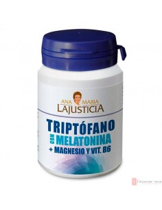 Triptofano con Melatonina, Magnesio y Vitamina B6 · Ana Maria LaJusticia · 60 Comprimidos