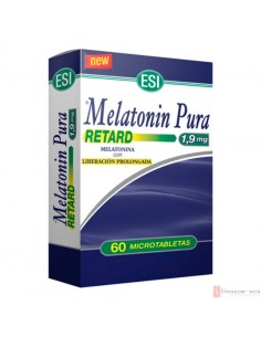 Melatonin Pura Retard 1,9 mg · ESI · 60 tabletas