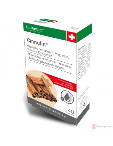 Cinnulin · Dr. Dunner · 40 Capsulas