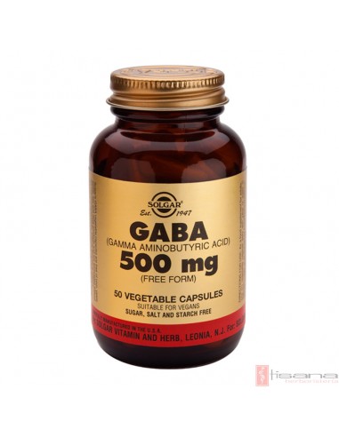 GABA 500 mg · Solgar · 50 Cápsulas