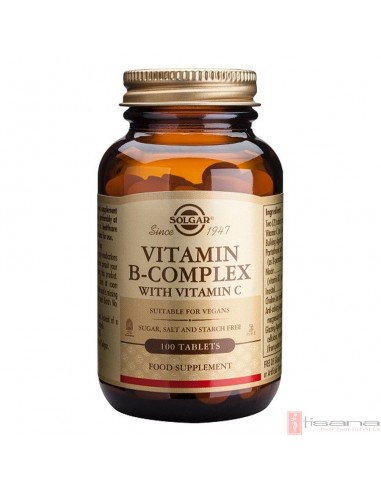 Vitamina B-Complex con Vitamina C · Solgar · 100 Comprimidos
