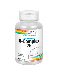 Vitamina B Complex 75 · Solaray · 100 Capsulas