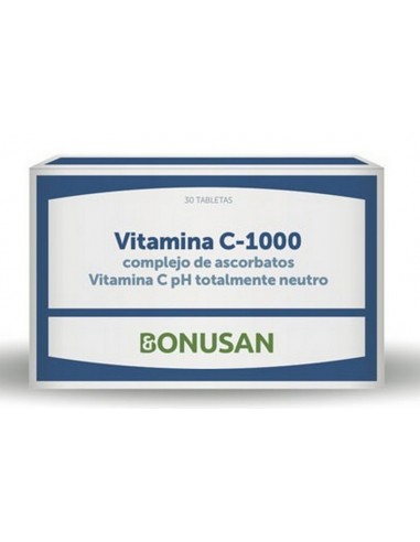 Vitamina C-1000 (ascorbatos) Complejo · Bonusan · 30 tabletas