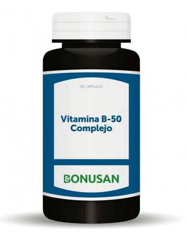 Vitamina B-50 Complejo · Bonusan · 60 caps