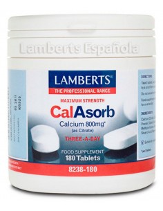 CalAsorb® · Lamberts · 180 tabs