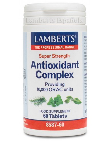 Complejo Antioxidante · Lamberts · 60 comprimidos