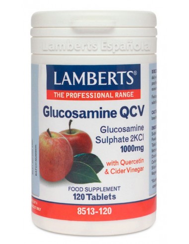 Glucosamina QCV · Lamberts · 120 comprimidos