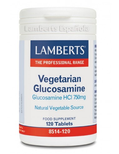 Glucosamina Vegetariana · Lamberts · 120 comprimidos