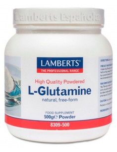 L-Glutamina en polvo · Lamberts · 500 gramos