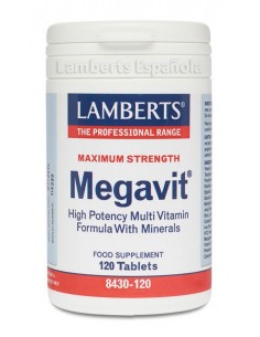 Megavit · Lamberts · 120 comprimidos