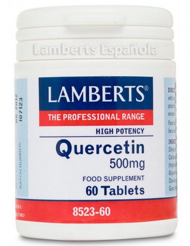 Quercetina 500 mg · Lamberts · 60 comprimidos