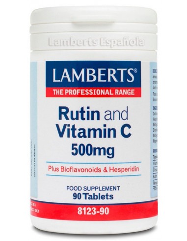 Rutina y vitamina C 500 mg  · Lamberts · 90 comprimidos