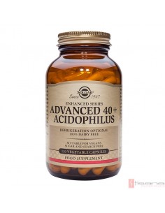 40+ Acidophilus Avanzado · Solgar · 60 capsulas
