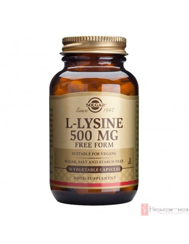 L-Lisina 500 mg · Solgar · 50 capsulas